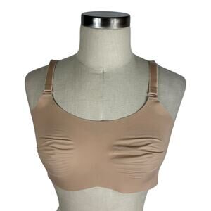 KNIX‎ Tan Nude Gray Evolution Bra Adjustable Reversible Size 3 Wireless
